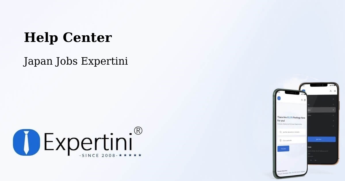 Help Center – Oyabe Shi - Japan Jobs Expertini