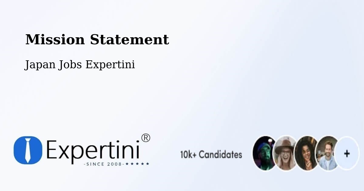 Corporate Mission – Oyabe Shi - Japan Jobs Expertini